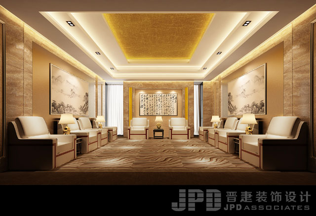 接待會(huì)議室效果圖