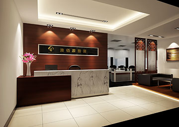 澳佰元投資公司辦公室裝修設(shè)計(jì)